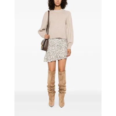 Isabel Marant Sand Wool Blend Leandra Sweater In Neutral