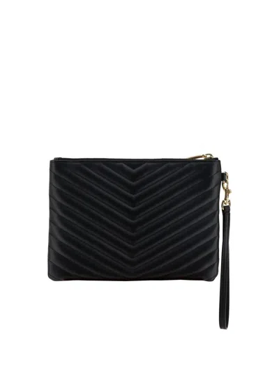 Saint Laurent Beauty Cases In Black