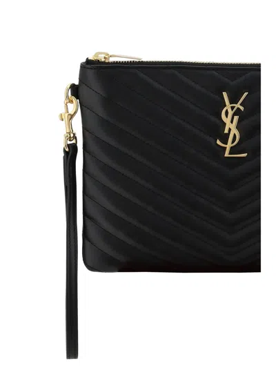 Saint Laurent Beauty Cases In Black