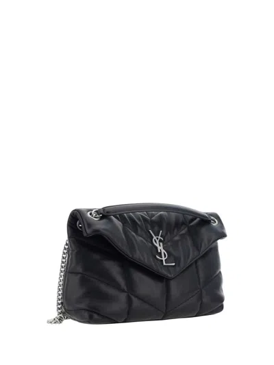 Saint Laurent Shoulder Bags In Black