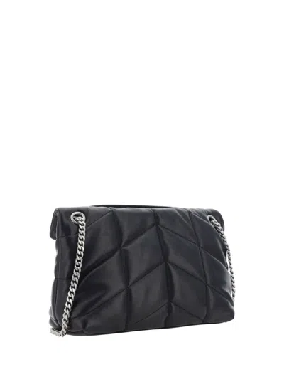 Saint Laurent Shoulder Bags In Black