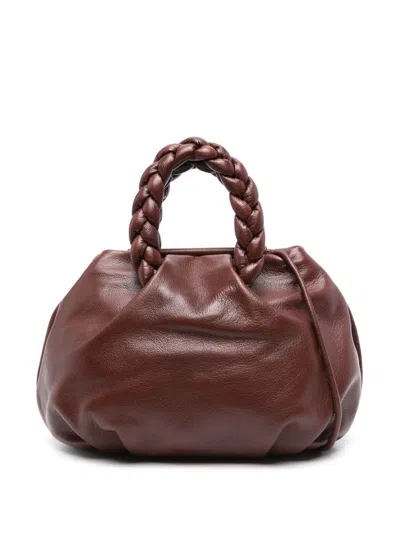 Hereu Women Bombon Medium Leather Handbag In Brown