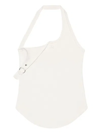 Courrèges Courreges Pre 90's Buckle Tank Top In White