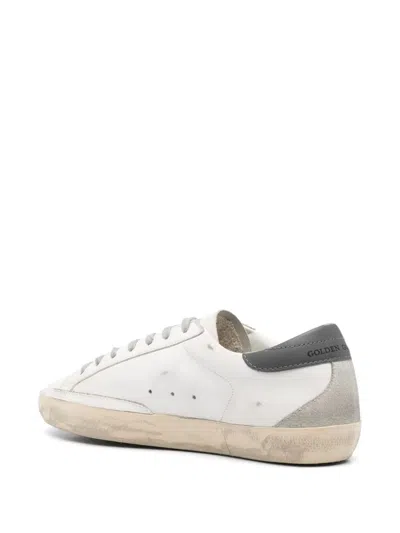 Golden Goose Panelled Sneakers With Signature Star Patch And Distressed Effect In Neutral