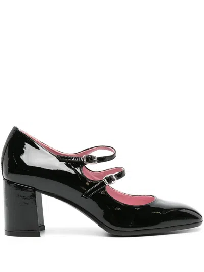 Carel Paris Elegant High-heeled Mary Jane With Adjustable Straps In Black