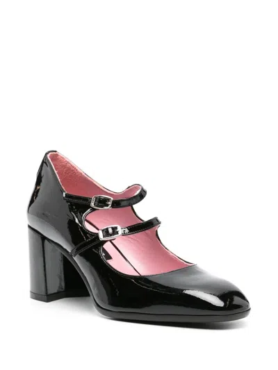 Carel Paris Elegant High-heeled Mary Jane With Adjustable Straps In Black