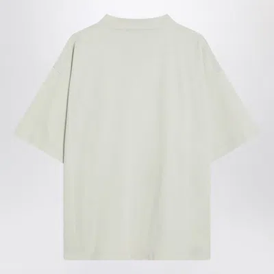 Balenciaga Cotton Tshirt With Logo Print In Multi
