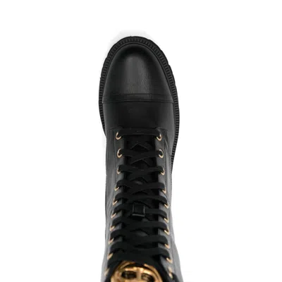 Twinset Rhinestone Embellished Oval T Boots