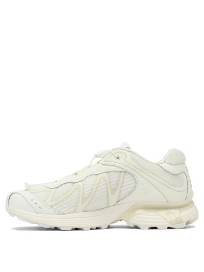 Salomon Mesh Panel Slip-on Sneakers With Padded Collar In White