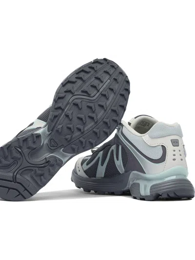 Salomon Slip-on Sneakers With Rubber Sole And Mesh Panels In Gray