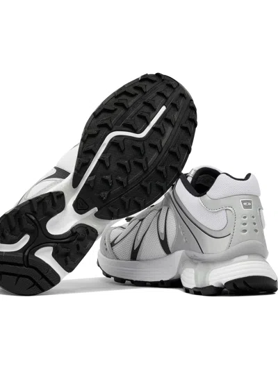 Salomon White Rubber Sneakers In Gray