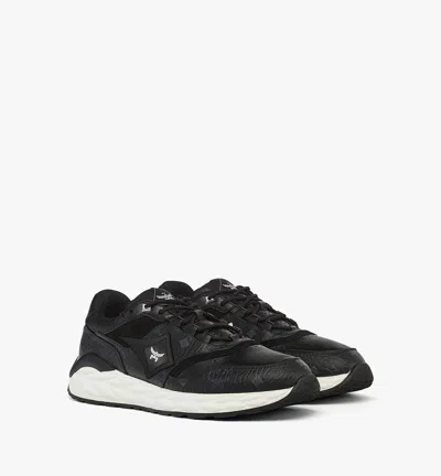 Mcm Skywander Sneakers In Visetos In Black