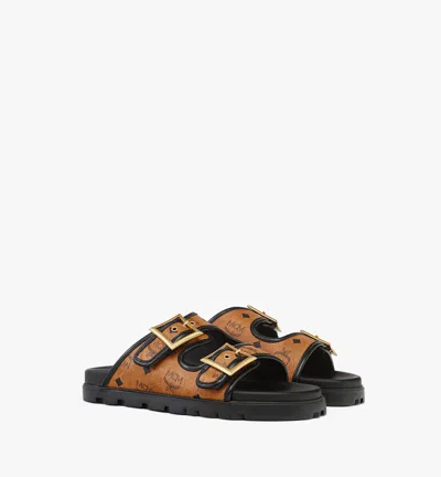 Mcm Sandals In Visetos In Printed