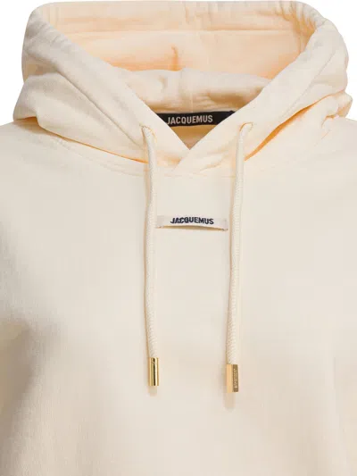 Jacquemus The Grosgrain Hoodie In Neutral