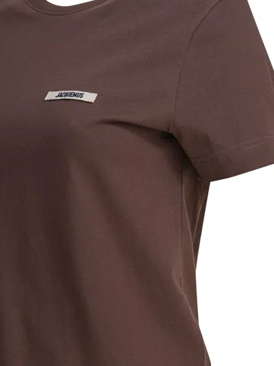 Jacquemus T-shirts In Brown