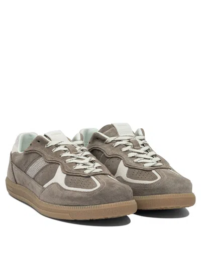 Alohas Tb.490 Rife Taupe Leather Sneakers In Multi