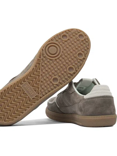 Alohas Tb.490 Rife Taupe Leather Sneakers In Multi