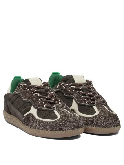 Alohas Tb.490 Trek Brown Leather Sneakers Sneakers & Slip-on Brown In Black