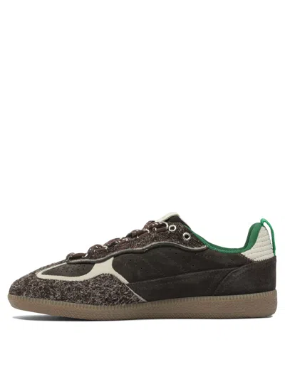 Alohas Tb.490 Trek Brown Leather Sneakers Sneakers & Slip-on Brown In Black
