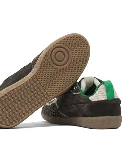 Alohas Tb.490 Trek Brown Leather Sneakers Sneakers & Slip-on Brown In Black