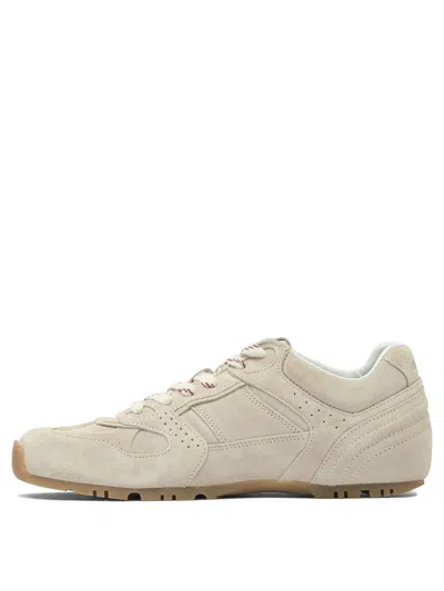 Alohas Suede Lace-up Sneakers In Neutral