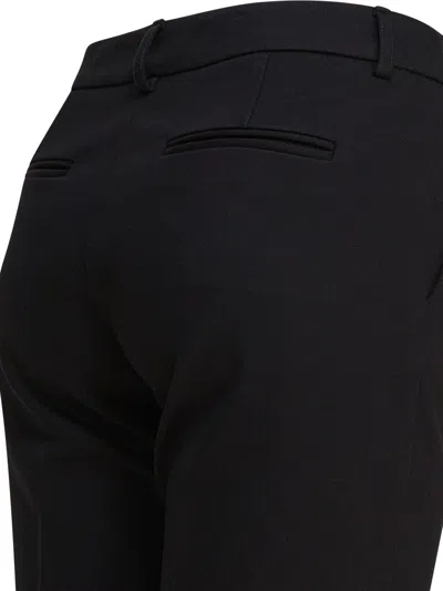 Semper Black Elastane Trousers In Black