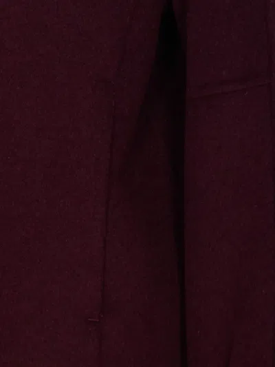 Twinset Double-faced Bomber Jacket With High Collar In Purple