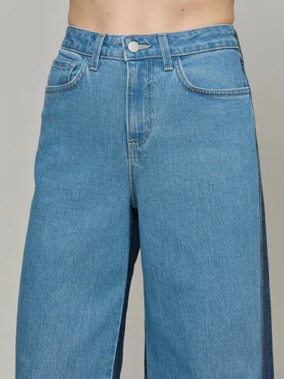 L'agence Beau Wide-leg Jean In Blue