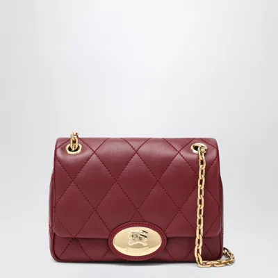 Burberry Strand Medium Bag Burgundy Women In Red