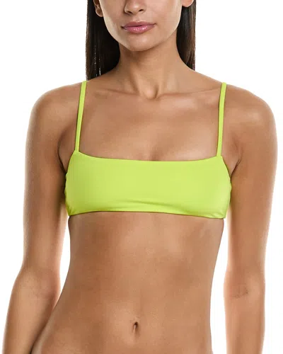 Mara Hoffman Sia Bikini Top In Green