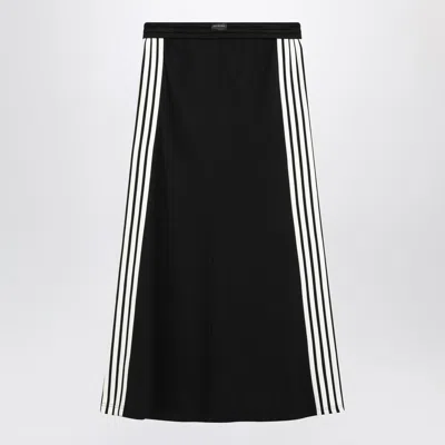 Balenciaga Cotton Blend Mini Skirt With Side Zip Pockets In Black