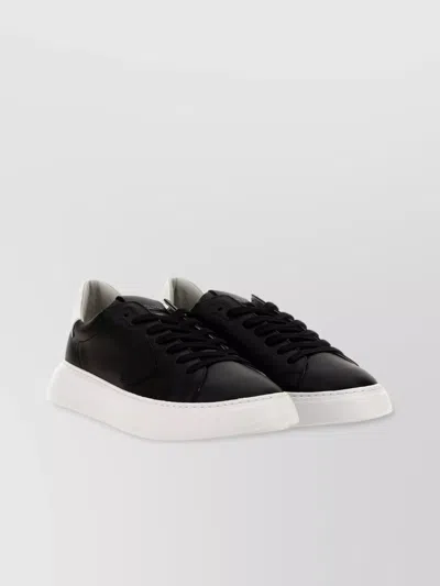Philippe Model Temple Low Man Sneakers In Black