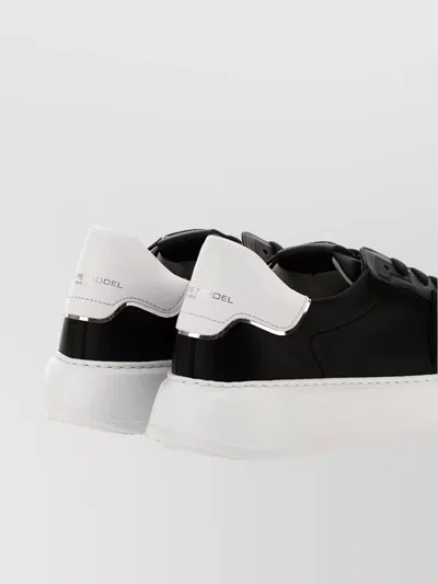 Philippe Model Temple Low Man Sneakers In Black