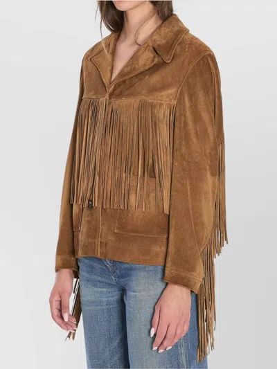 Golden Goose Paul Smith Loves Barbour Multicolor Stripe Cotton Jacket In Brown