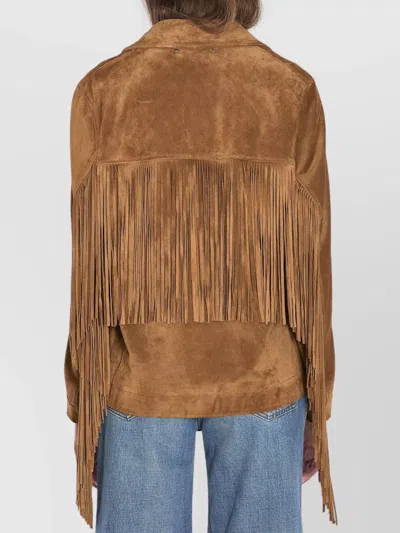 Golden Goose Paul Smith Loves Barbour Multicolor Stripe Cotton Jacket In Brown