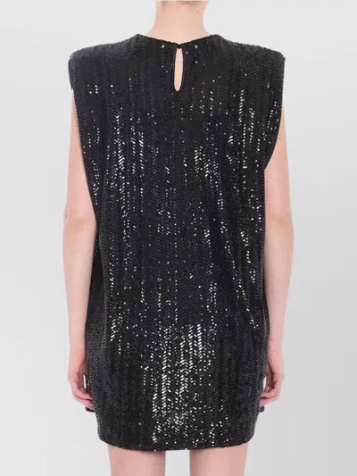 Golden Goose Sequin Mini Dress. In Black