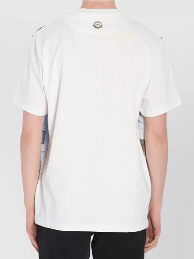 Moncler Printed T-shirt In Blue