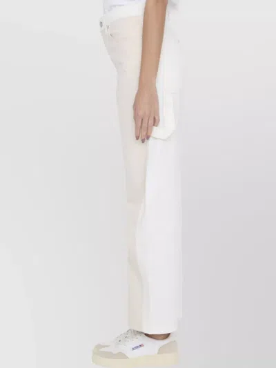 Stella Mccartney Utility Jeans With Banana Leg In Neutral