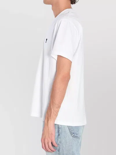Ami Alexandre Mattiussi Ami Ami De Coeur Crewneck T-shirt In White