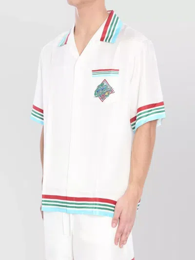 Casablanca Casa Way World Series Shirt In White