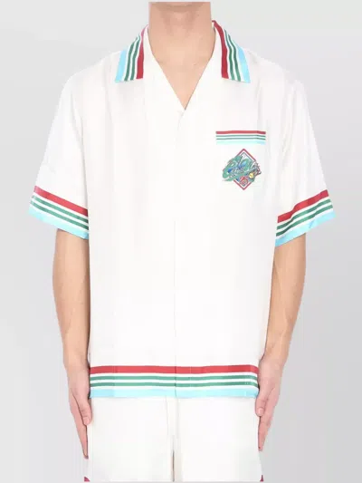 Casablanca Casa Way World Series Shirt In White