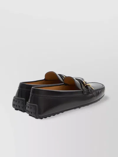 Tod's City Gommino Loafers In Black