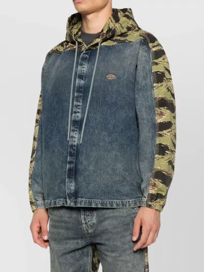 Diesel Loro Piana Dark Lagoon-coloured Doccio Jeans In Blue