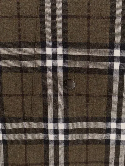 Burberry Check-pattern Wool Mini Skirt In Multi