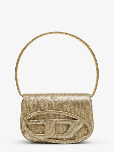 Diesel 1dr-iconic 1dr Bag In Glitter-camo Lurex In Multi