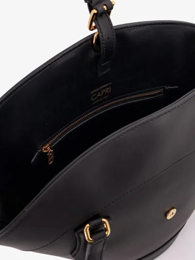 Dolce & Gabbana Dolce&gabbana Women Capri Shoulder Bag In Black