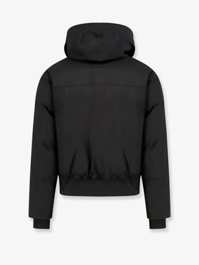 Dsquared2 Giubbino Techno Down Bomber In Nylon In Black