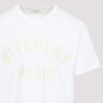 Givenchy White T-shirt With Maxi Logo On The Front In Cotton Man In White