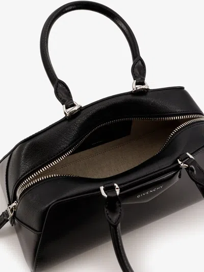 Givenchy Women Antigona East West Small Leather Shoulder Bag In Black