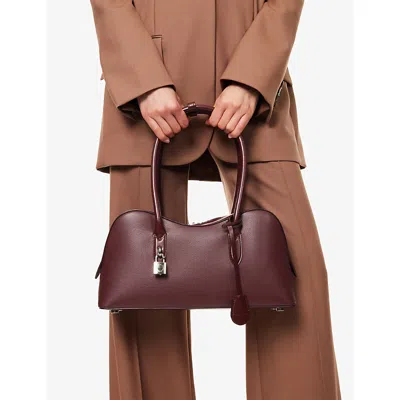 Stella Mccartney Stella Ryder Shoulder Bag In Burgundy